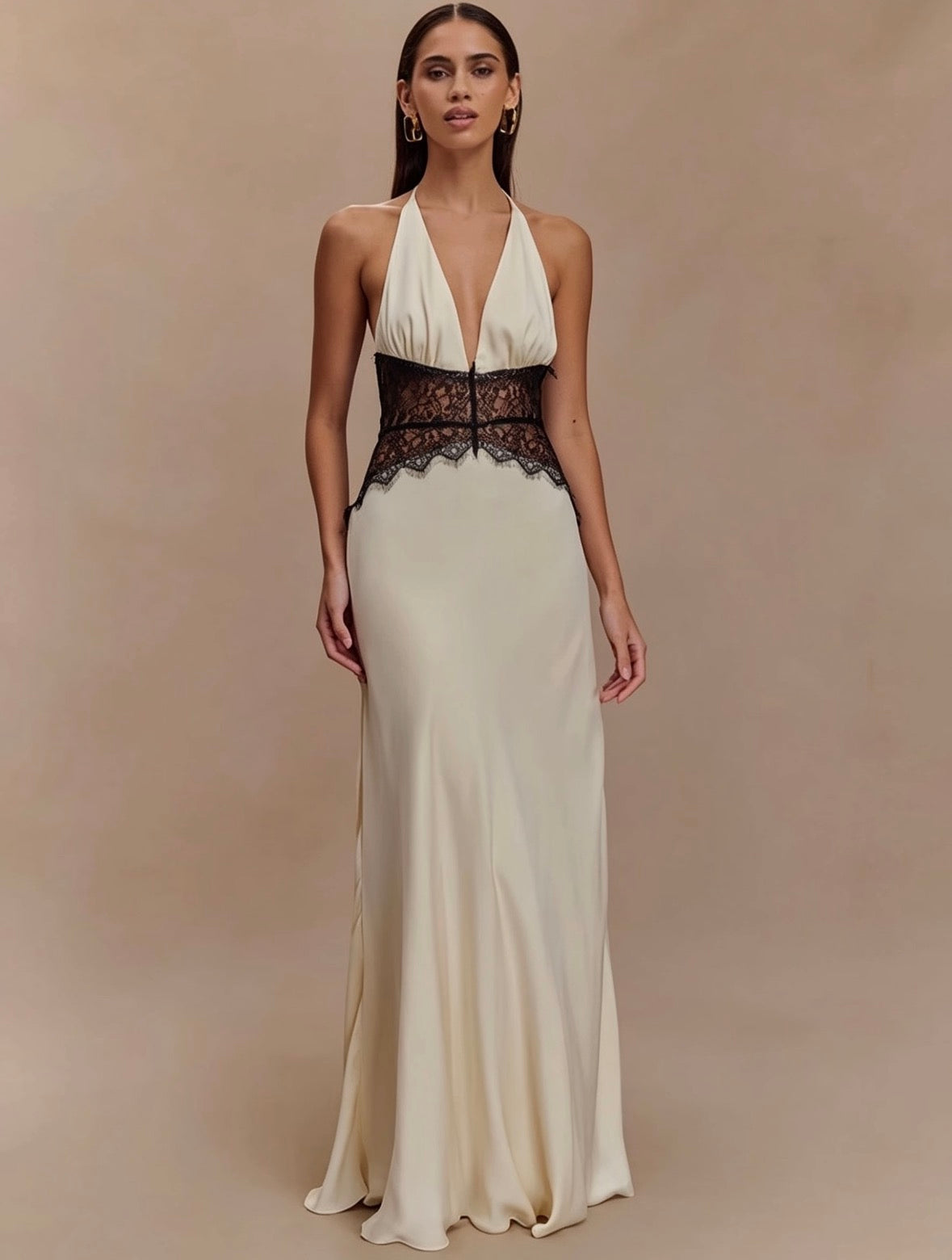 Élodie Backless Maxi Dress