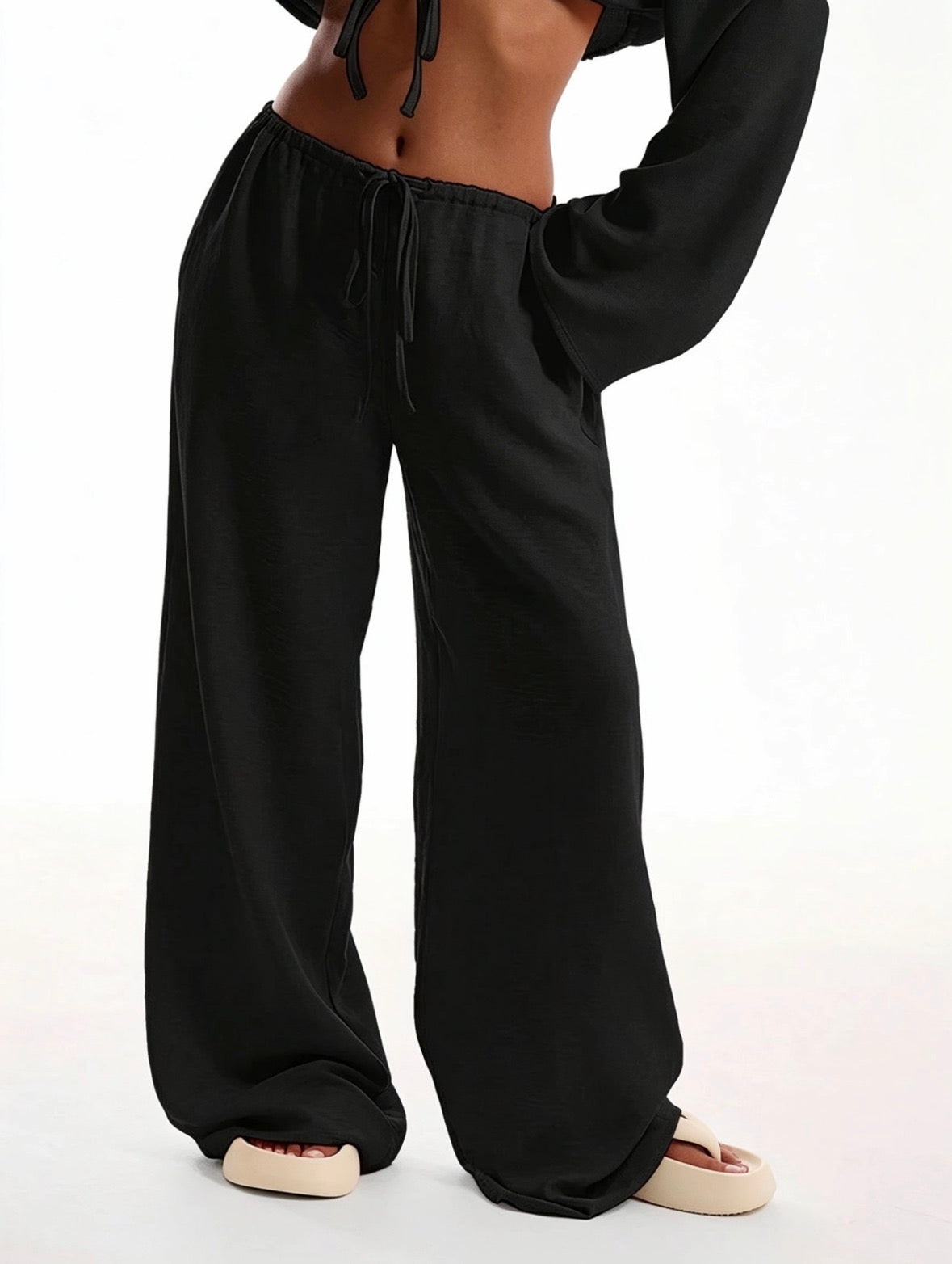 The Essential Wide-Leg Trousers — Available in White & Black